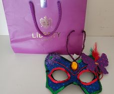 Liberty London Sequin Butterfly Masquerade Mask - New with Tags
