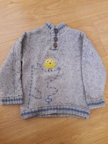Baby Du Pareil au Meme Easter jumper (DPAM) 24 months/ 2years