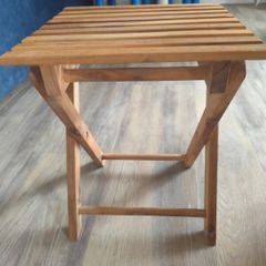 foldable wooden stool