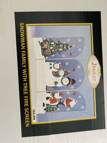 Christmas Fire Screen