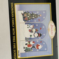 Christmas Fire Screen