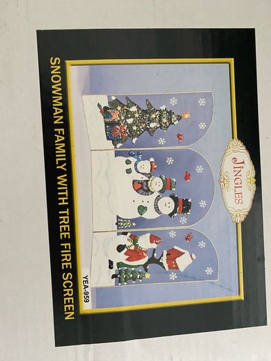 Christmas Fire Screen