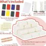 FREE P&P Candle Making Kit,Candle Making Supplies,960g Soy Wax for Making Candle,30pcs Candle Wicks 40 Stickers,8 Color Dye Wax, Magic Paper, DIY Candle Making Kits for Adults Beginners Magic Color Candle Kits Image 2