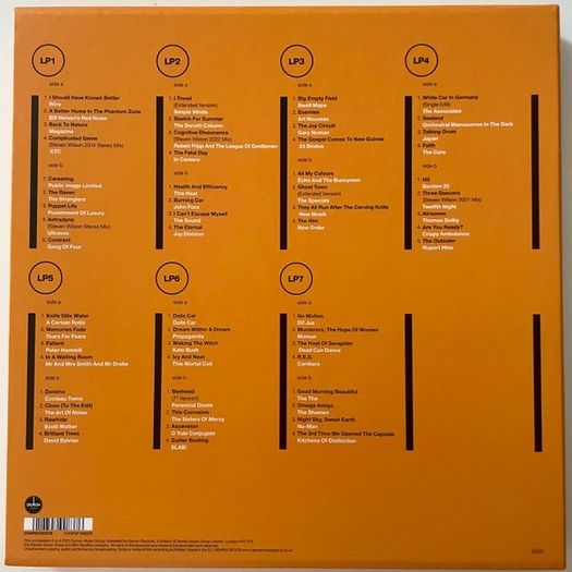 intrigue  |  Steve Wilson Presents: Progressive Sounds In UK Alternative Music 1979-89  ( Seven 140g-vinyl)