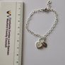 925 Stamped Silver Heart Charm Bracelet Image 7