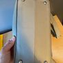 Grey leather effect backpack Image 4