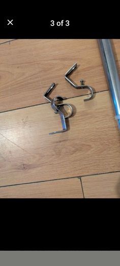 curtain pole, chrome and glass