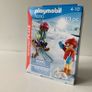 4 Sets | Age 4+ - Playmobil Collectible Figures | Children with Sledge, Sunbather, Young Lucky And Mum Milagro, Flower Children and Photographer Image 2