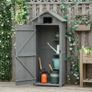 Garden Shed Vertical Utility 3 Shelves Shed Wood Outdoor Garden Tool Storage Unit Storage Cabinet, 77 x 54.2 x 179cm MULTIPLE COLOURS AVAILABLE (FREE SHIPPING) Image 6