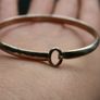 Pretty Silver Plated Bangle (diameter 6cm) Image 5