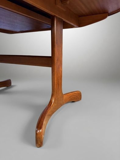 Mid-Century Teak G-Plan "Whale Tail" Extending Dining Table