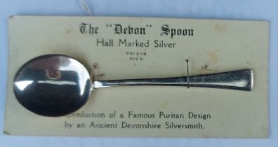 Sterling silver The Devon Spoon  1984