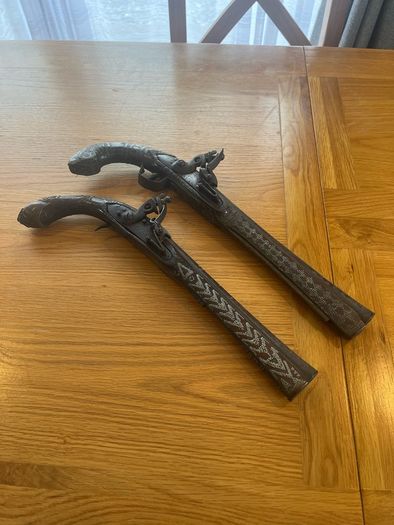 Antique Pair of Flintlocks