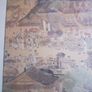 Large Chinese Framed Print Busy Village Market Place Image 4