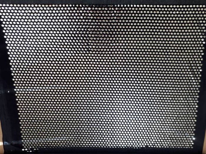 kaleidoscope mirrord fabric silver