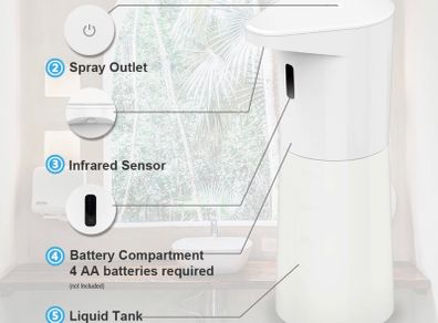 Auto sanitizer dispenser