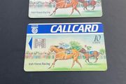 1991 IRISH HORSE RACING telecom eireann callcards x 2