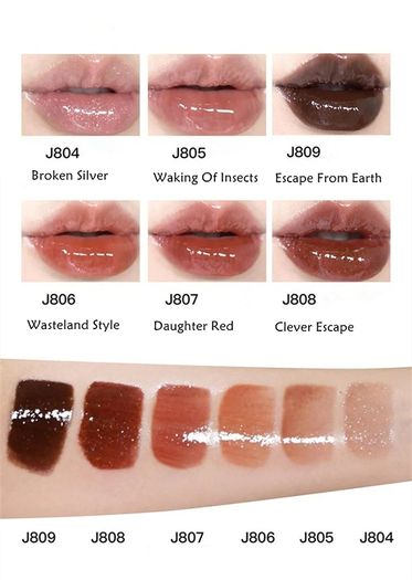 Girlcult C-Beauty Lip Glaze Gold Rush in J806 Wasteland Style
