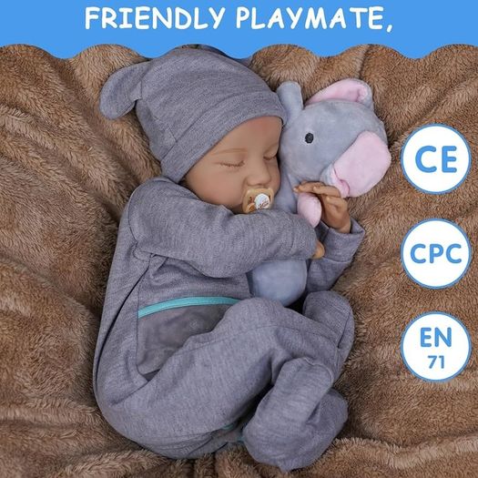NEW SALE | Reborn Dolls Boy - 17 Inches Handmade Washable Reborn Babies Soft Vinyl Body
