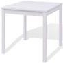Three Piece Dining Set Pinewood White Image 7