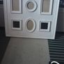 Large White Antique Style Photo Frame Image 3