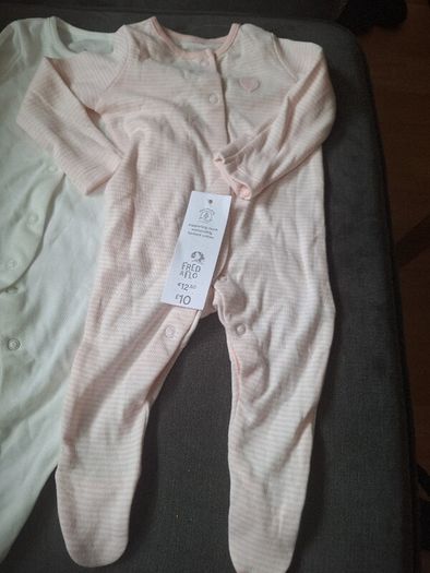 Baby Growsuit/Sleepsuit x 2