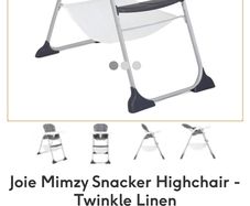joie mimzy snacker highchair
