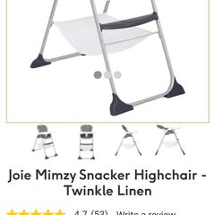 joie mimzy snacker highchair
