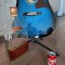Display Johnny Walker Huge Glass Whisky Bottle Image 4