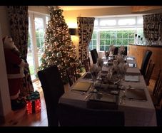 Bay window curtains