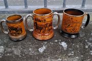 hunting scene mugs