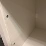 White IKEA Kallax Insert with Door & Knob Image 5