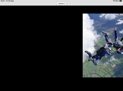 Skydive Ireland gift voucher