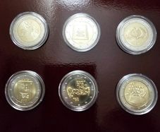 Malta 2 Euro Commemorative Coin Set 6 Coins UNC