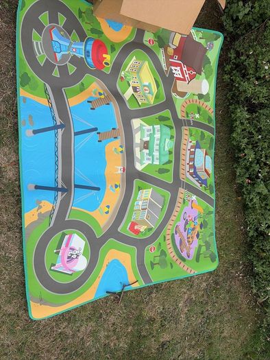 PAW Patrol Mega Mat / Jumbo Foam Floor Playmat Adventure Bay Map