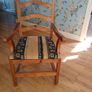 wooden Dining room table and  chairs Image 5