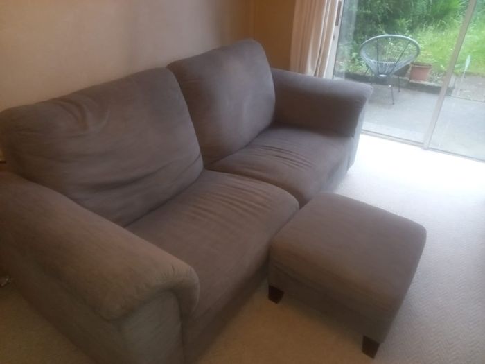 3 seater grey IKEA couch
