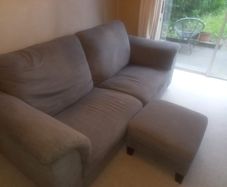 3 seater grey IKEA couch