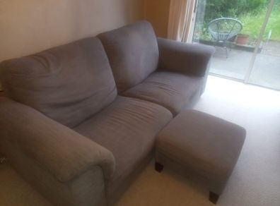 3 seater grey IKEA couch