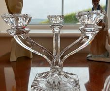 vintage galway crystal candelabra