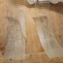 free double tier glass Pendant light -needs some repair Image 5