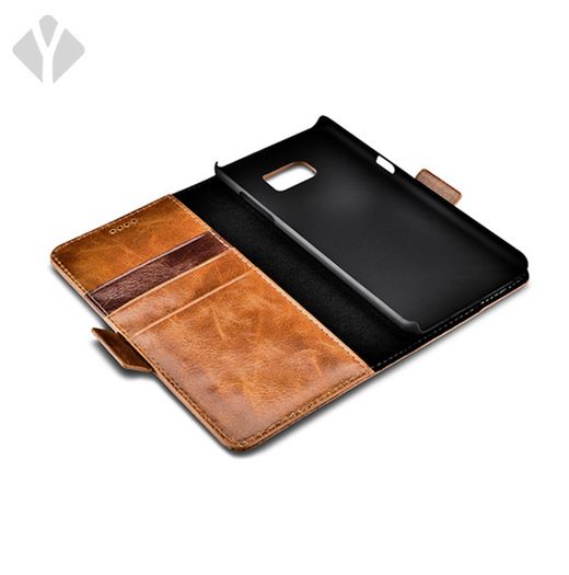 Samsung Note 7 Vintage Oil Wax Leather Folio Case