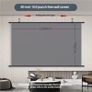 Anti-light Thick HD Projector Screen 16:9 No-hole Wall-mounted Home Projection Screen 60/72/84/92/100/110/120/133inch Image 7