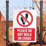 Prohibitory sigs construction site signs business signs warning signs hoarding signs Hazard signs mandatory signs caution signs danger signs Image 10