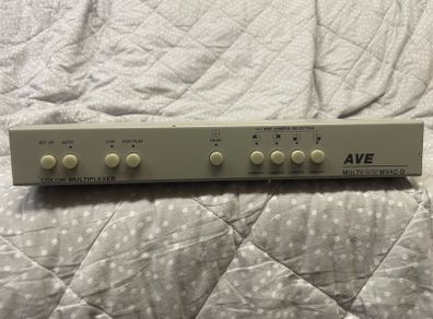 CCTV 4 camera multiplexer bnc connections