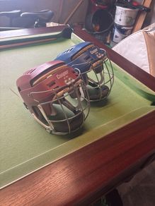 Hurling helmets