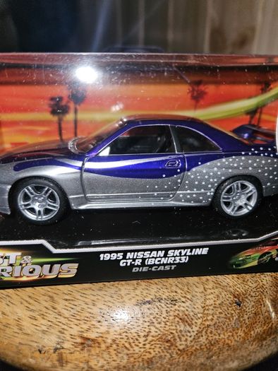 Jada Fast & Furious 1995 Nissan Skyline GT-R BCNR33 1.42 scale