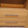 Oak color book shelf  lots of space Image 9