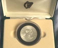Irish silver ten shillings
