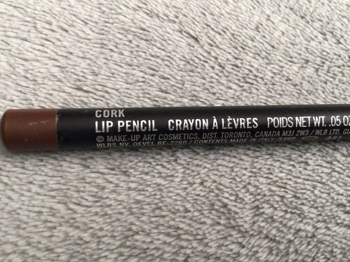 Mac lip pencil.